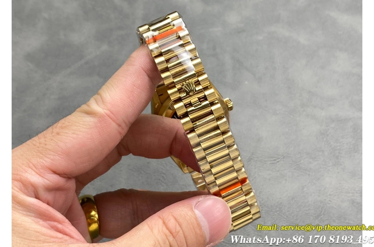 Weight) Stk YG Gold 128238 VR3255(Gain QF DayDate V3 YG 36mm 0513